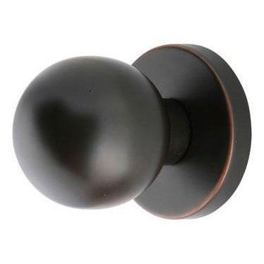 EMTEK Emtek Solid Brass Orb Door Knob Set Disk Rosette (Several Finishes)