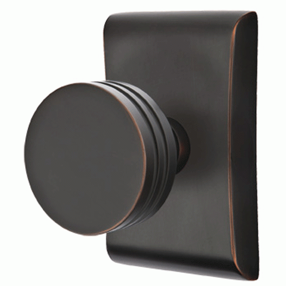 EMTEK Modern Interior Door Knobs Bern Knob (Several Finish Options)