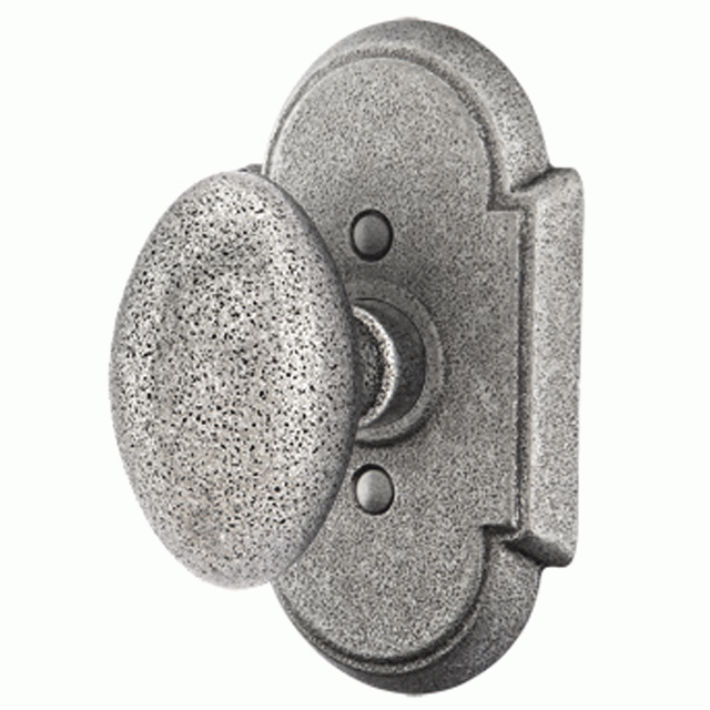 EMTEK Emtek Solid Brass Savannah Door Knob Set With Arched Rosette (Several Finish Options)