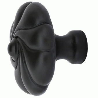 EMTEK Emtek 1 3/4 Inch Tuscany Bronze Art Nouveau Knob (Flat Black)