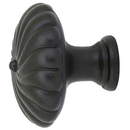 EMTEK 1 3/4 Inch Tuscany Bronze Twist Round Knob (Flat Black)