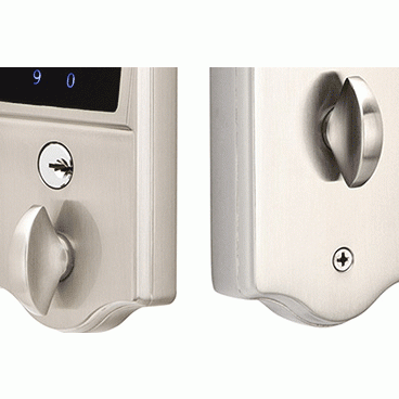 EMTEK Emtek E3002US15 EMTouch Electronic Touchscreen Keypad Deadbolt (Brushed Nickel Finish)