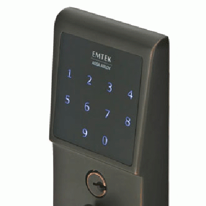 EMTEK Emtek E3020 Door Hardware EMTouch Brass Keypad Deadbolt (Oil Rubbed Bronze Finish)