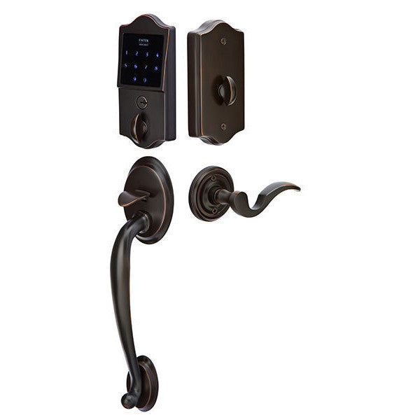 EMTEK Emtek EMTouch Classic Style Electronic Keypad Entry Set with Lever (Oil Rubbed Bronze Finish)