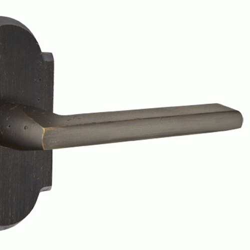 EMTEK Emtek Solid Brass Sandcast Lariat Lever With Arched Rosette