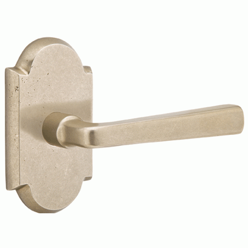 EMTEK Sandcast Cimarron Lever With Arched Rosette