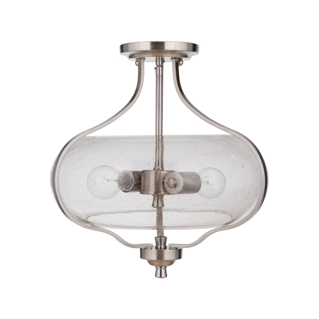 Serene 2 Light Semi Flush in Brushed Polished Nickel CRAFTMADE