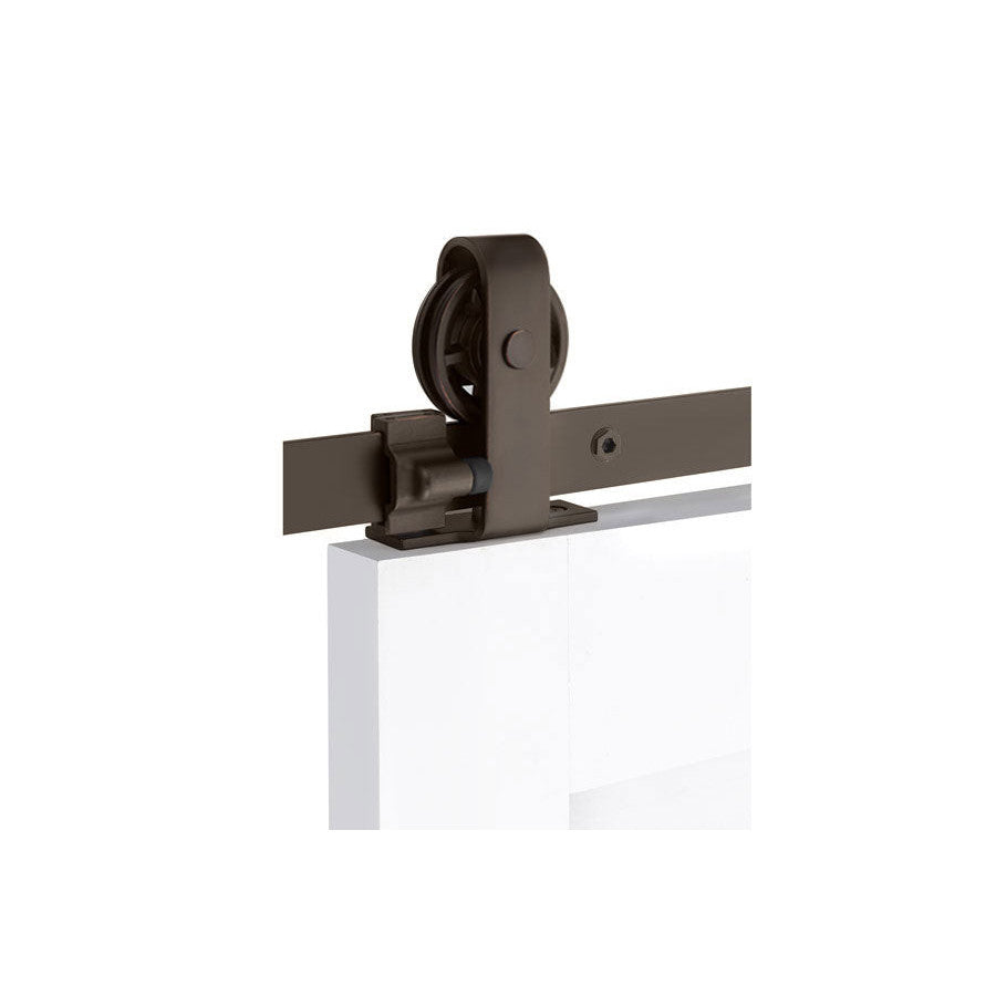 EMTEK Classic Top Mount Barn Door Hanger (Several Finishes Available)