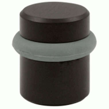 DELTANA Floor Mounted Bumper Door Stop (Oil Rubbed Bronze Finish)