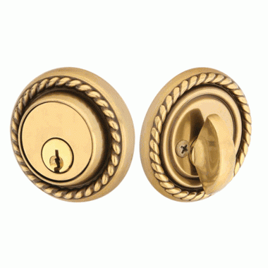 EMTEK Georgian Rope Single Cylinder Deadbolt (Several Finishes Available)