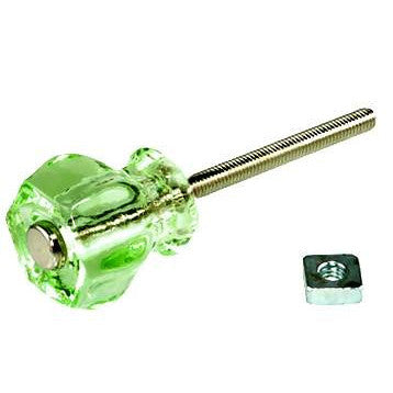 COPPER MOUNTAIN HARDWARE 1 Inch Depression Green Cabinet Door Knobs and Specialty Drawer Knobs