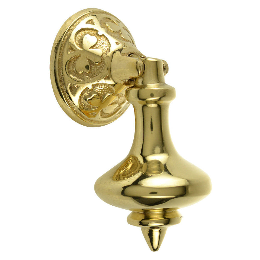 COPPER MOUNTAIN HARDWARE 3 Inch Solid Brass Clover Drop Pull (Polished Brass Finish)