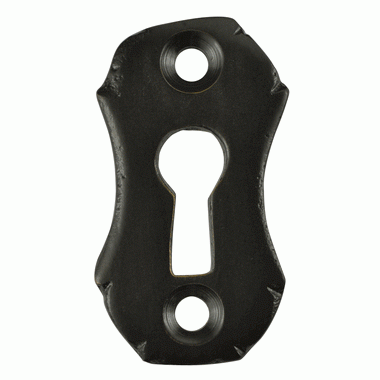 COPPER MOUNTAIN HARDWARE 1 1/2 Inch Solid Brass Keyhole Plate (Oil Rubbed Bronze Finish)