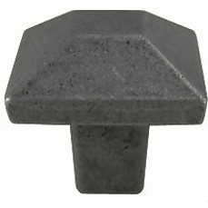 COPPER MOUNTAIN HARDWARE 1 Inch Mission Style Pewter Knob (Antique Pewter Finish)