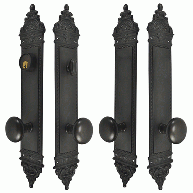 COPPER MOUNTAIN HARDWARE L'Enfant Style Deadbolt Entryway Set (Oil Rubbed Bronze)