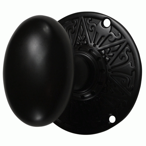 COPPER MOUNTAIN HARDWARE Lancaster Solid Brass Door Set With Egg Style Knob