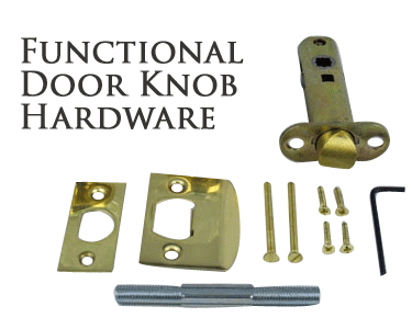 Eastlake Rosette Door Set with Floral Imprint Door Knobs (Several Finishes Available) COPPER MOUNTAIN HARDWARE
