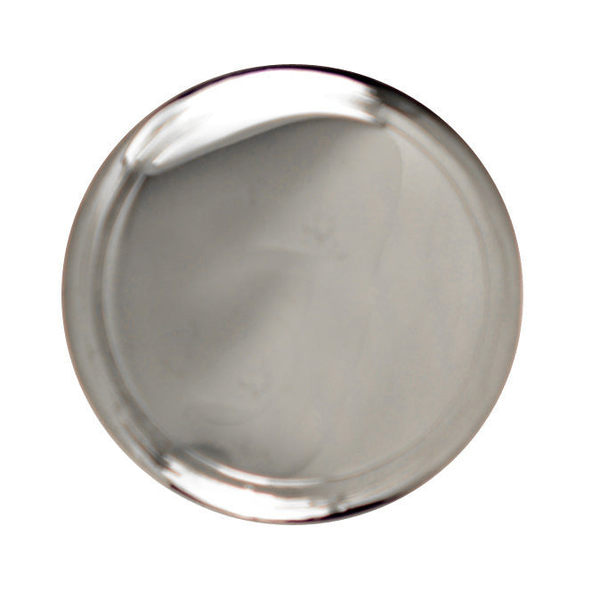 COPPER MOUNTAIN HARDWARE 1 1/4 Inch Brass Flat Top Cabinet Knob (Polished Chrome Finish)