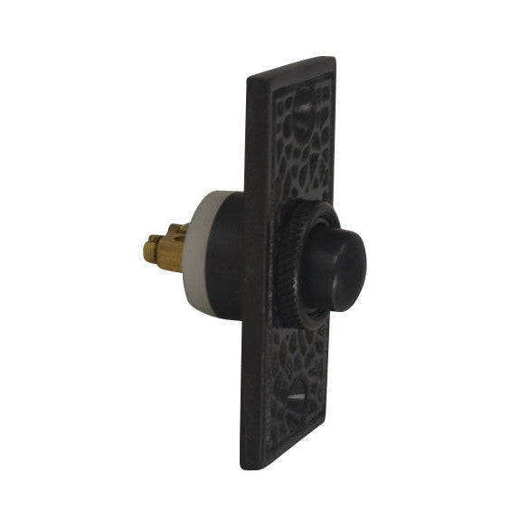 COPPER MOUNTAIN HARDWARE Solid Brass Craftsman Door Bell (Oil Rubbed Bronze Finish)