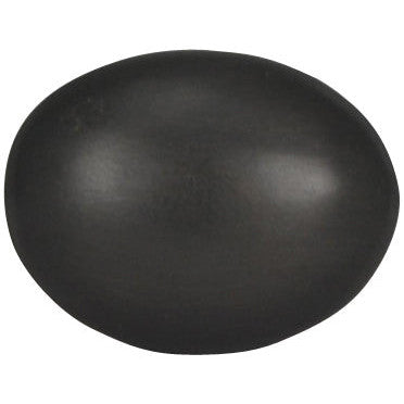 COPPER MOUNTAIN HARDWARE 1 1/4 Inch Solid Brass Traditional Egg Shaped Knob (Oil Rubbed Bronze Finish)