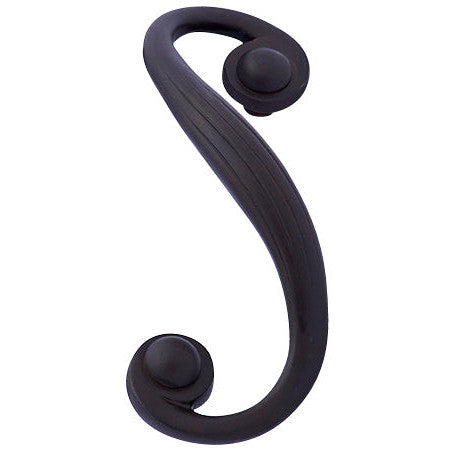 7 1/2 Inch Solid Brass Swirl Pull (Oil Rubbed Bronze Finish) Copper Mountain Hardware