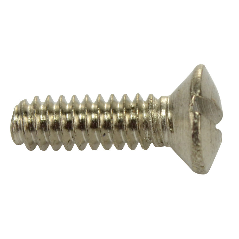 Single 1/2 Inch Solid Brass Wall Switch Plate Screw