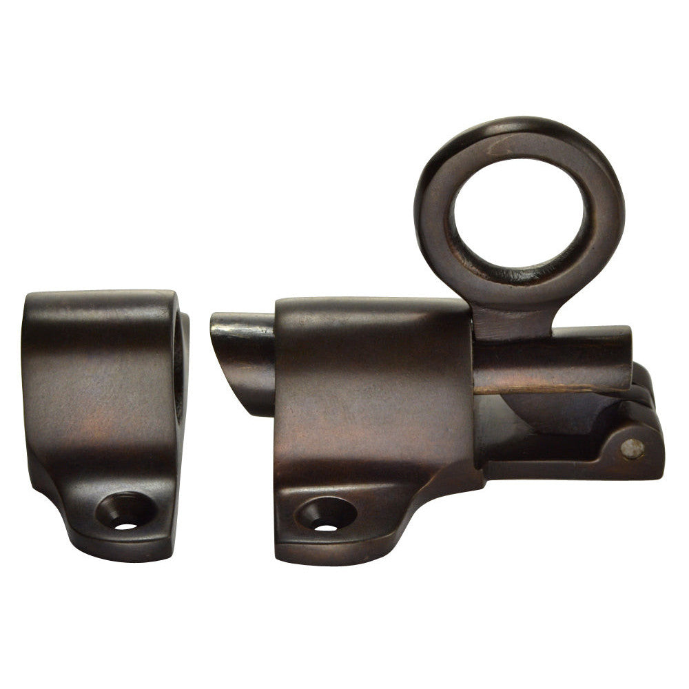 Copper Mountain Hardware Solid Brass Traditional Transom Window Latch (Oil Rubbed Bronze Finish)