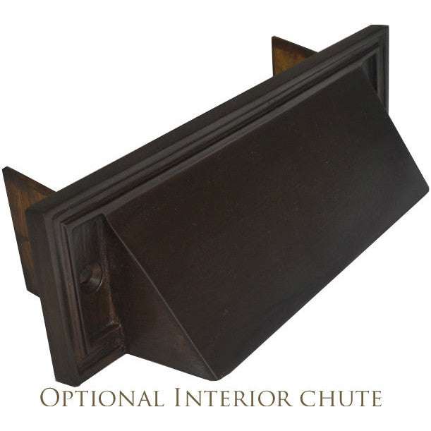 COPPER MOUNTAIN HARDWARE Mission Style Mail Slot for Front Doors (Oil Rubbed Bronze Finish)