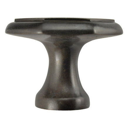 COPPER MOUNTAIN HARDWARE 1 5/8 Inch Solid Brass Octagonal Cabinet Knob Oil Rubbed Bronze Finish