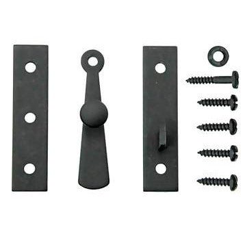 ACORN MANUFACTURING Cast Iron Cabinet Latch: Smooth Iron Square Latch