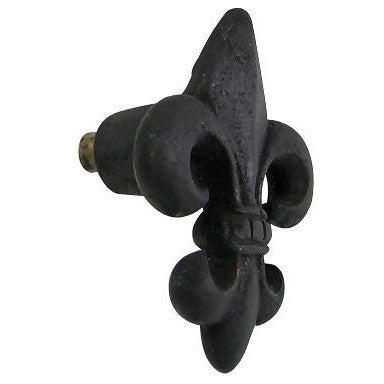 COPPER MOUNTAIN HARDWARE 1 5/8 Inch Fleur de Lis Knob (Oil Rubbed Bronze Finish)