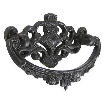 COPPER MOUNTAIN HARDWARE 4 1/8 Inch Overall (3 Inch c-c) Solid Brass Ornate Victorian Pull (Oil Rubbed Bronze Finish)