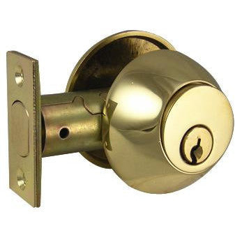 EMTEK Solid Brass Keyed Entry Deadbolt (Several Finishes Available)