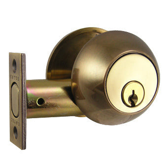 EMTEK Solid Brass Keyed Entry Deadbolt (Several Finishes Available)