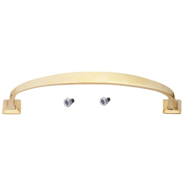 COPPER MOUNTAIN HARDWARE 11 Inch Traditional Door Pull (Polished Brass Finish)