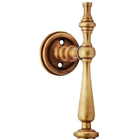 Copper Mountain Hardware 9 1/2 Inch Solid Brass Large Victorian Pull (Antique Brass Finish)