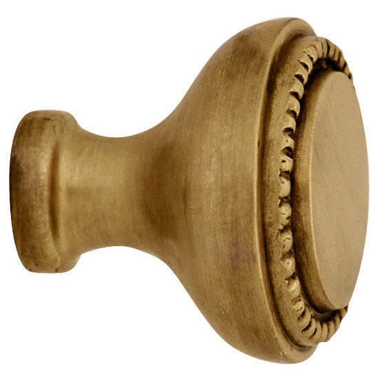 COPPER MOUNTAIN HARDWARE 1 1/2 Inch Solid Brass Round Knob (Antique Brass Finish)