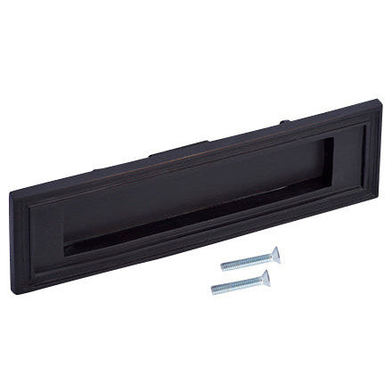 COPPER MOUNTAIN HARDWARE Mission Style Mail Slot for Front Doors (Oil Rubbed Bronze Finish)