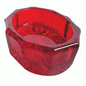 Copper Mountain Hardware Set of 4 Salt Cellars - Oval Salts in Ruby Red