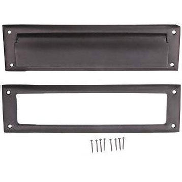 DELTANA Magazine Size Front Door Mail Slot (Oil Rubbed Bronze Finish)