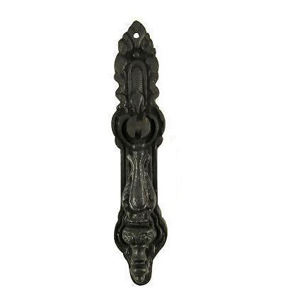 COPPER MOUNTAIN HARDWARE 4 Inch Solid Brass Baroque/Rococo Drop Pull (Oil Rubbed Bronze Finish)