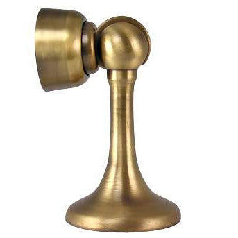 DELTANA 3 Inch Wall Magnetic Door Stop (Antique Brass Finish)