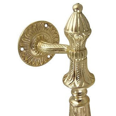 COPPER MOUNTAIN HARDWARE 15 1/2 Inch Large Solid Brass Door Pull (Polished Brass Finish)