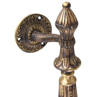 COPPER MOUNTAIN HARDWARE 15 1/2 Inch Large Solid Brass Door Pull (Antique Brass Finish)