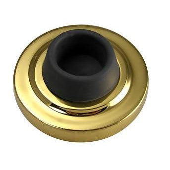 DELTANA 2 3/8 Inch Wall Bumper Guard (Polished Brass Finish)