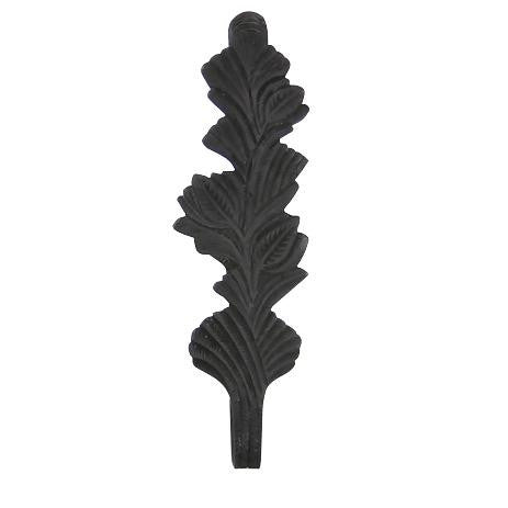 Copper Mountain Hardware Solid Brass Curtain Tie Back - Oriental Leaves Style (Oil Rubbed Bronze Finish)