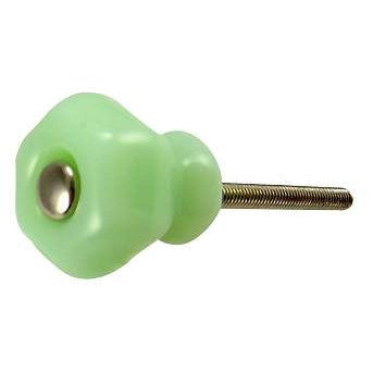 COPPER MOUNTAIN HARDWARE 1 Inch Jade or Jadeite (Milk Green) Glass Cabinet Knobs