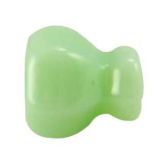 COPPER MOUNTAIN HARDWARE 1 Inch Jade or Jadeite (Milk Green) Glass Cabinet Knobs