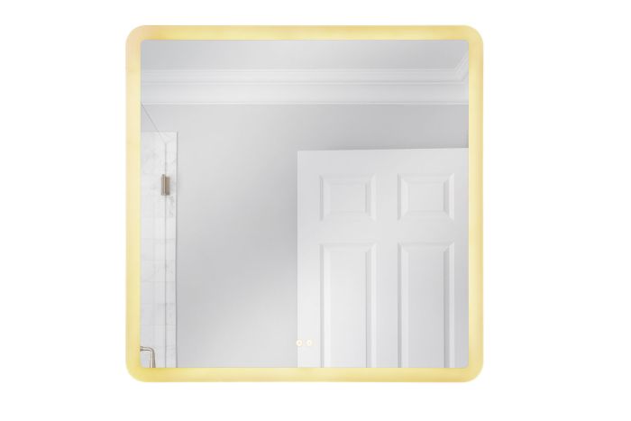 ##Antique Hardware## 36" x 36" Sqaure LED Mirror (Chassis)