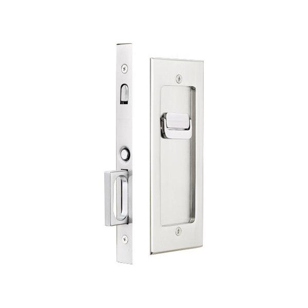 EMTEK Emtek Brass Pocket Door Mortise Modern Rectangular in Several Finishes